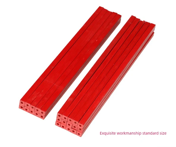 Kırmızı Plastik Pad Kağıt Kesici - 450 x 14 x 14 (Beyaz Pad) - 10