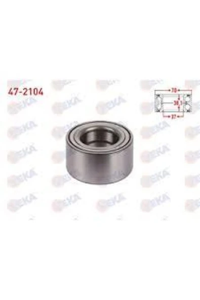 ON TEKERLEK RULMANI SOL-SAG 38X70X37 ACCENT ERA 1.4i 16v-1.5 CRDI-1.6 CVVT 2006-2012 ADMIRE 1.3-1.5
