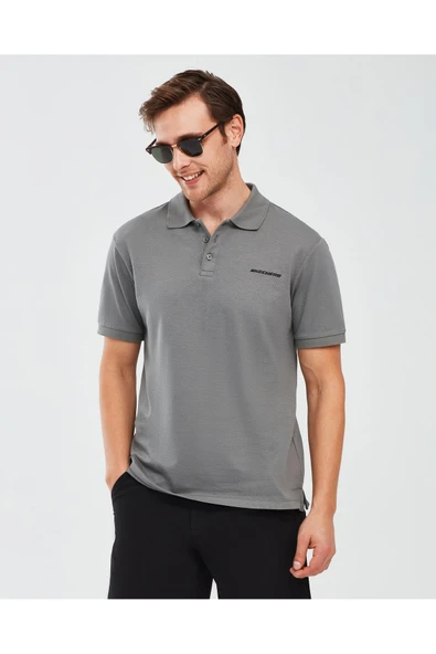 Polo Shirt M Short Sleeve Erkek Antrasit Polo Yaka Tshirt S211800-003