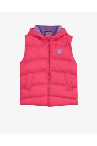 G Outerwear Padded Vest Büyük Kız Çocuk Pembe Yelek Sk232048-602