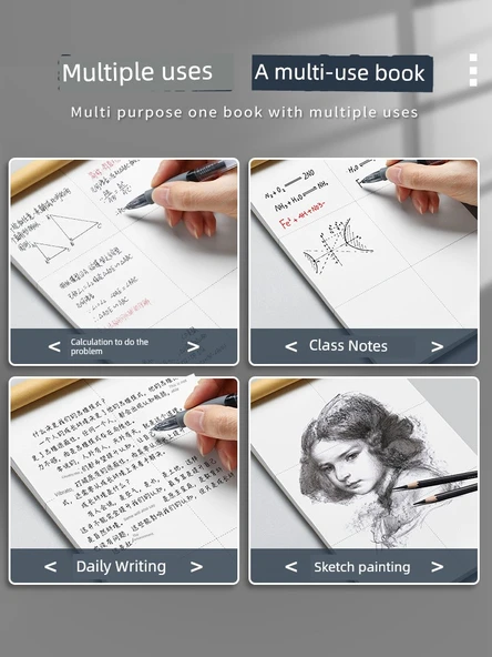 A5 Kalın Çizim Kağıdı - Bölge Çizimi 5 Paket/250 Yaprak + 2 Fırça Kalem - Resim 6