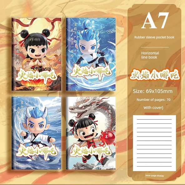 A7 Nezha Defteri - Kauçuk Kılıf 4 Tam Set