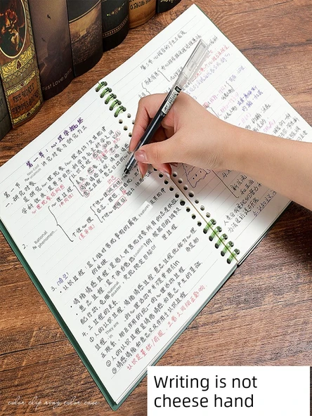 Retro B5 Gevşek Yaprak Defter - Kalın Kağıt B5 Yatay Çizgi 1 Yedek Çekirdek - 3