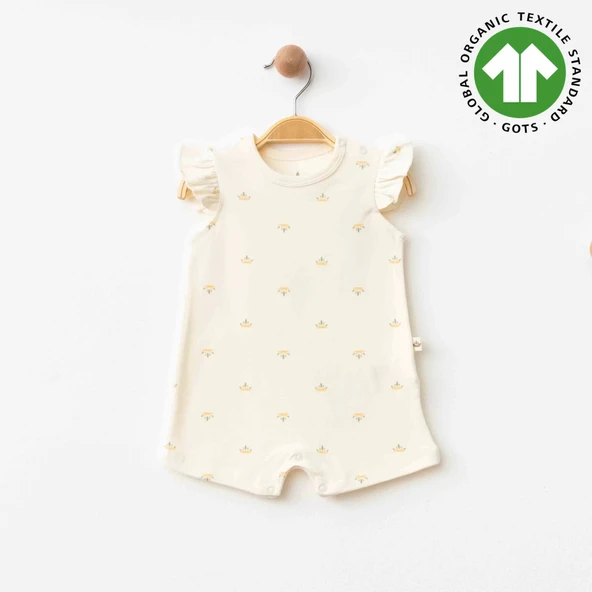 Lenaca Eslenza Baby Şort Tulum 0044 Bej