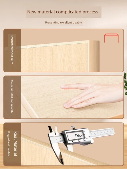 Taşınabilir Ahşap Sanat Resim Tahtası - 1.5 cm Bej Çam Kütüğü + 4K Katı Eskiz Defteri - 4