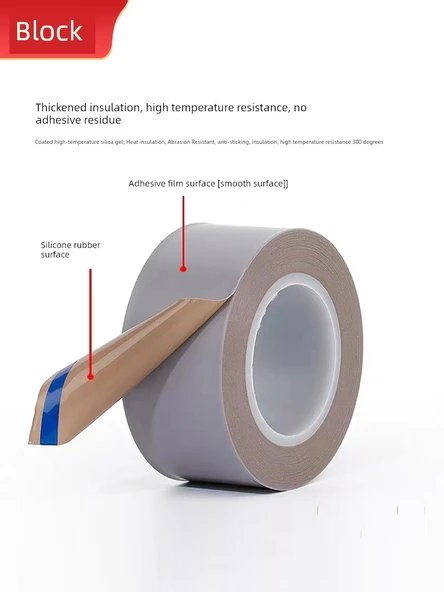 Teflon Yapıştırıcı Bant - 0.18mm Kalınlık - 13mm Genişlik - 10m Uzunluk - 4
