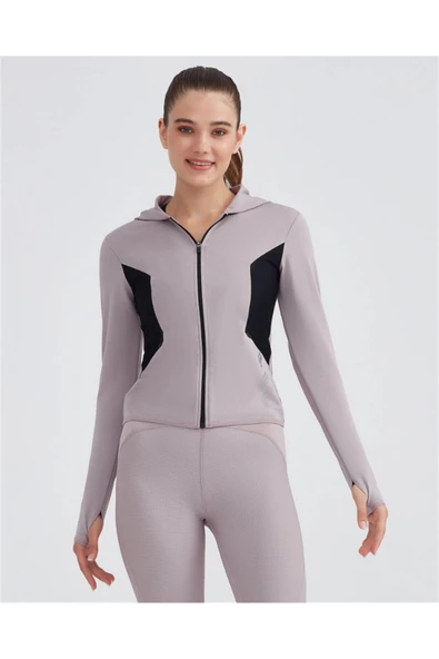 Kadın Sweatshirt S232270-506 Pudra