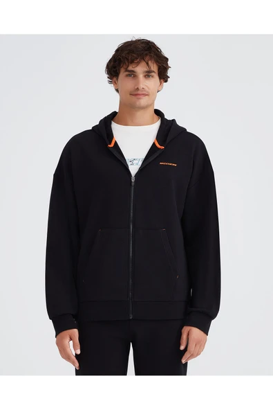 M Essential Full Zip Hoodie Sweatshirt Erkek Siyah Fermuarlı Eşofman Üstü S232439-001
