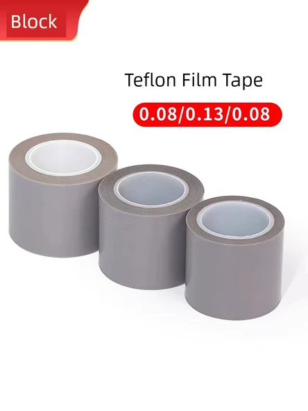 Teflon Yapıştırıcı Bant - 0.18mm Kalınlık - 25mm Genişlik - 10m Uzunluk - 5