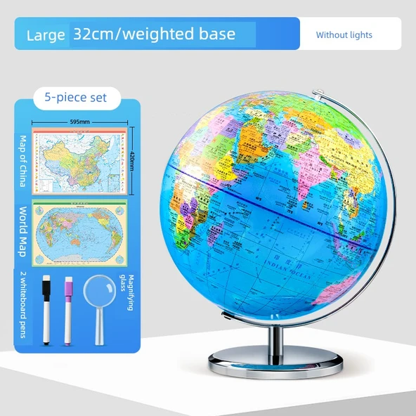 AR Dünya Küresi 32cm Öğrenci AR (Kurulum Gerektirmeyen Sabit Taban)