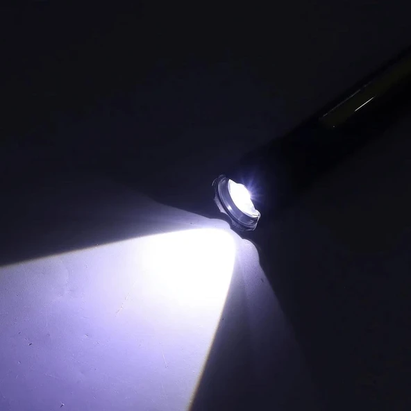 Ayt Powermaster PM-16754 Şarj Edilebilir 4 Mod Zoomlu COB Led El Feneri Kamp Lambası Aydınlatma Işıldak - 3