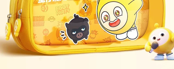 Yumurta Puff Parti Kalem Kutusu - Küçük Pembe Yumurta 3-6 Sınıf Öğrenme Seti - 9
