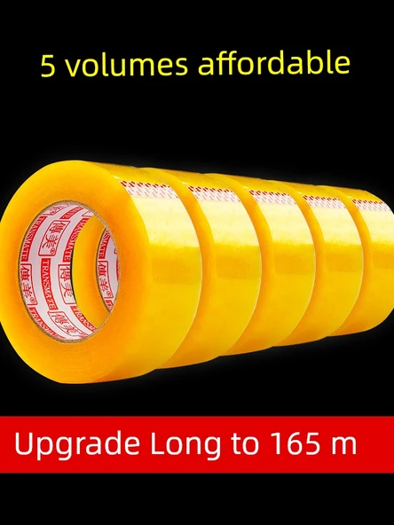 Şeffaf Paketleme Bandı 45mm x 100M - 5 Rulo (Çok Satan Model 1) - Resim 2