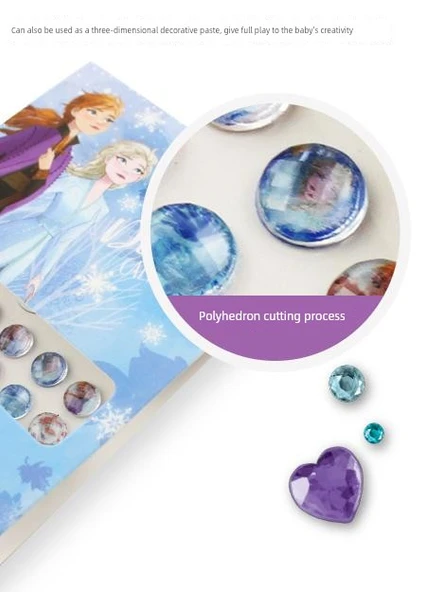 Prenses Sticker ve Küpe Seti - Disney Prenses Küpe 2 Tekrar Etmez - 4