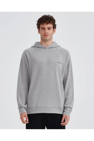 M Scuba Coll. Hoodie Sweatshirt Erkek Gri Sweatshirt S231466-035