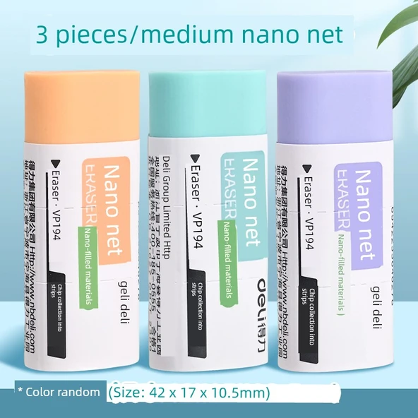 Nano Net Zhen Clean Silgi - Orta 3'lü - Kolay Silme