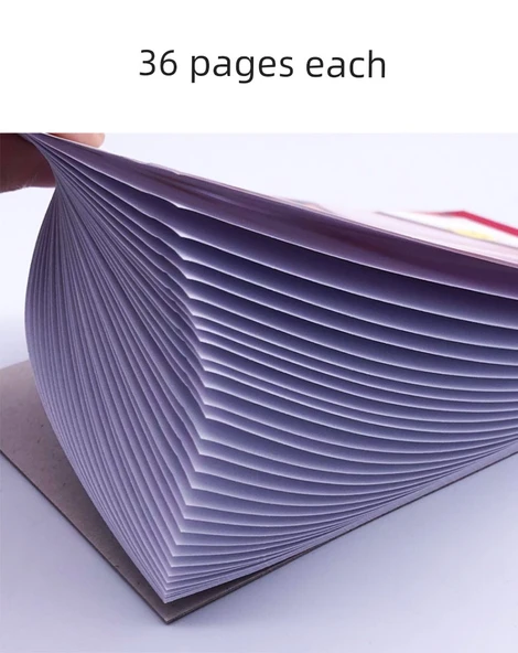 Beyaz Kağıt Not Defteri - A5 Orta Boy - 10 Paket - Resim 11