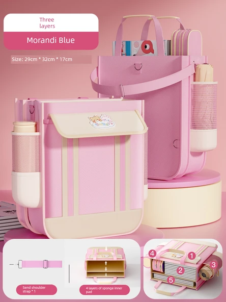 Oxford Kumaş El Çantası - Morandi Pudra (Model 1) + Çok Amaçlı Askı