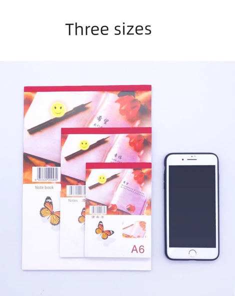 Beyaz Kağıt Not Defteri - A5 Orta Boy - 10 Paket - Resim 9