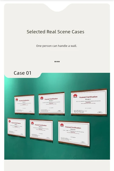 A3 Sertifika Kapağı Çerçevesi - Alüminyum Alaşım - Altın - Dikey - Tek Katmanlı - Resim 9