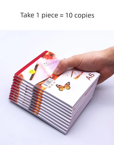 Beyaz Kağıt Not Defteri - A5 Orta Boy - 10 Paket - Resim 8