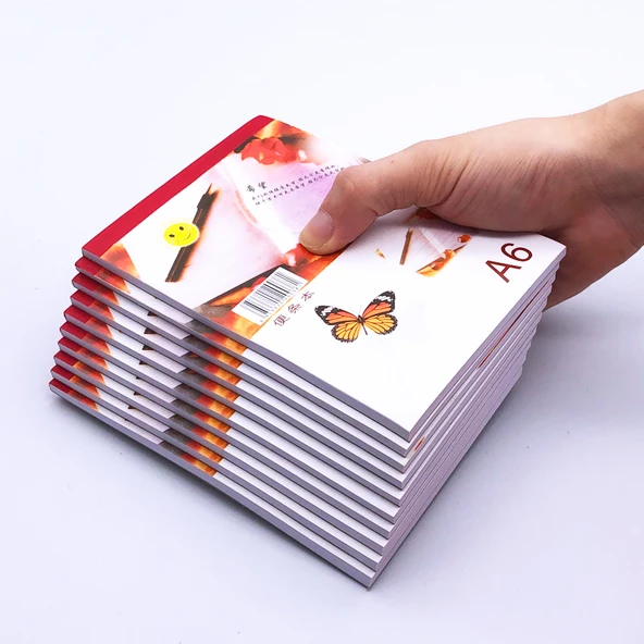 Beyaz Kağıt Not Defteri - A5 Orta Boy - 10 Paket - Resim 6