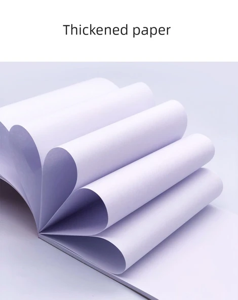 Beyaz Kağıt Not Defteri - A5 Orta Boy - 10 Paket - Resim 12