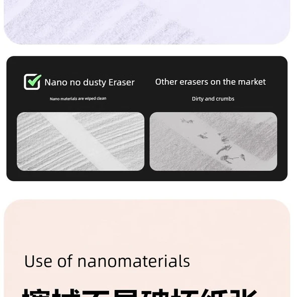 Nano Net Zhen Clean Silgi - Orta 1'li - Kolay Silme - 11