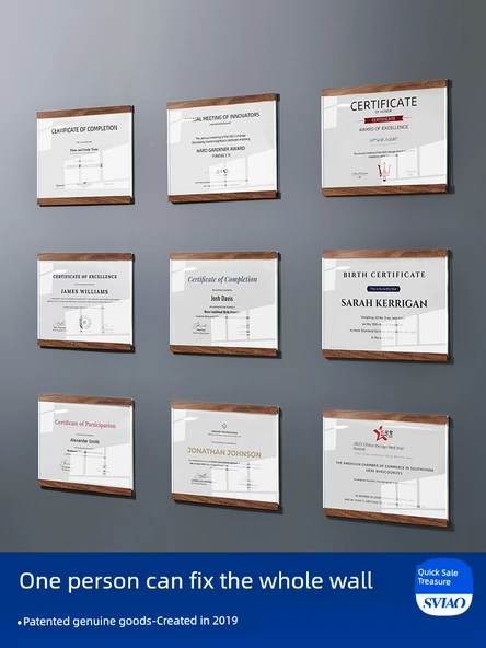 A4 Sertifika Kapağı Çerçevesi - Alüminyum Alaşım - Altın - Yatay - Tek Katmanlı - Resim 5