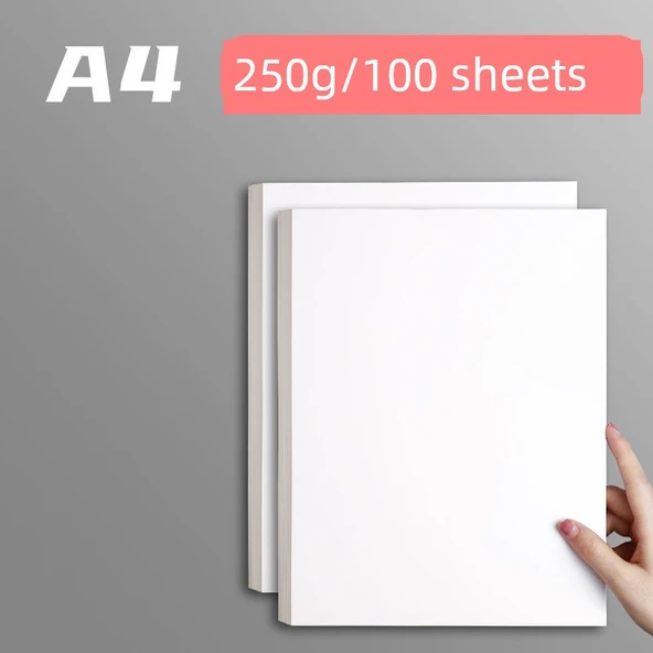 Beyaz Karton A4 250g - 100 Sayfa