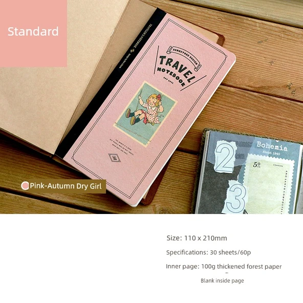Multi-Travel TN Defter İç Çekirdek - Pembe Salıncak Kız - Boş Standart Boyut