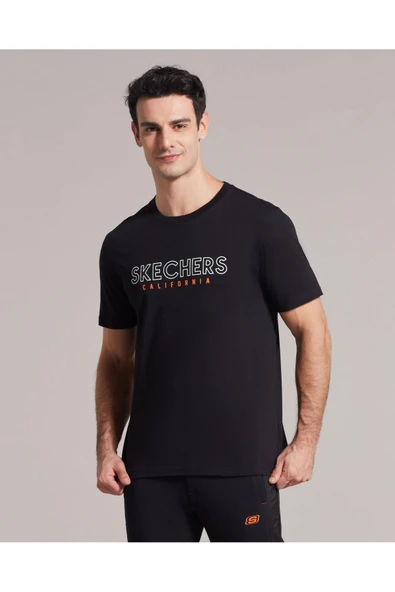 M Graphic Tee Crew Neck T-shirt Erkek Siyah Tshirt S231273-001