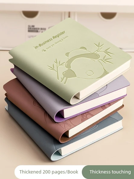 Cep Mini Defter - Yatay Çizgi - Açık Yeşil Kalem ile - Resim 3