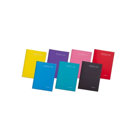 MOPAK İM SERİ DİKİŞLİ PLASTİK KAPAK DEFTER A5 ÇİZGİLİ 60 YAPRAK DESENLİ