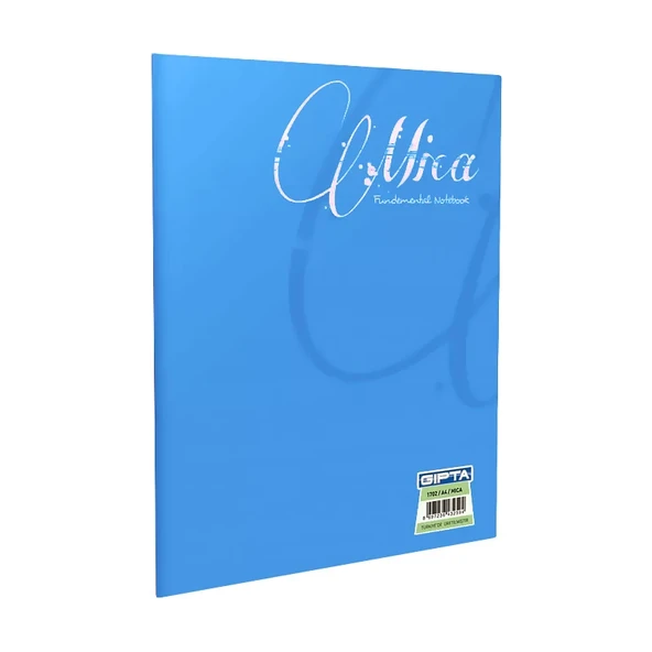 GIPTA MİCA PLASTİK KAPAK DEFTER A5 KARELİ 40 YAPRAK (1710) - 4