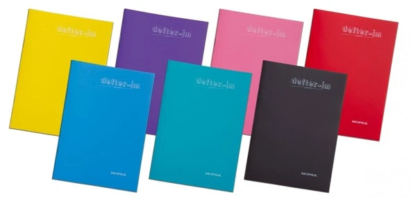 MOPAK İM SERİ DİKİŞLİ PLASTİK KAPAK DEFTER A4 DÜZ 60 YAPRAK