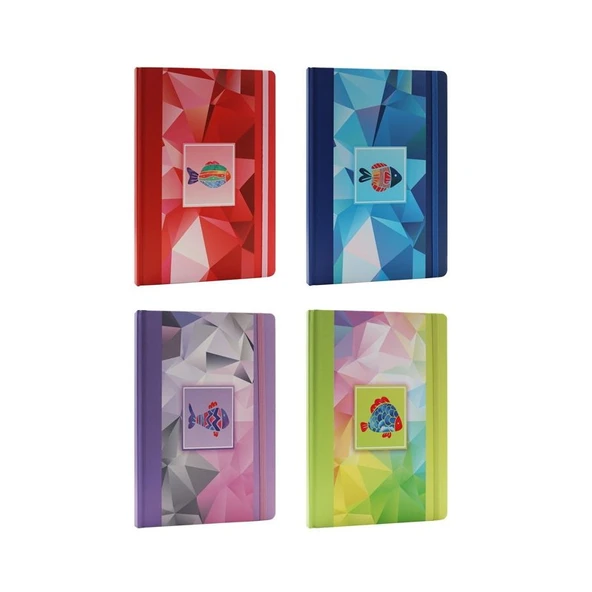 KESKİN KISMET CİLTLİ DEFTER 17x24 DÜZ 96 YAPRAK (415980)