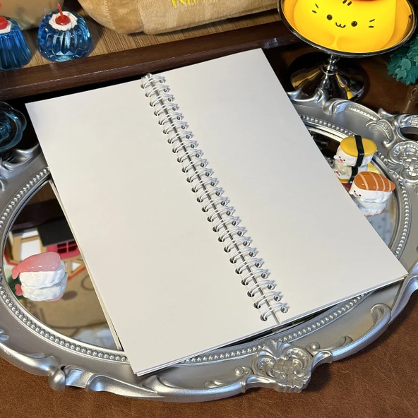 Sushi Evi Temalı Spiral Defter - 9 x 21cm - Rilakkuma - 3