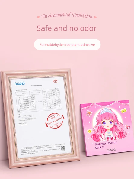 Prenses Kostüm Çıkartma Kitabı - Prenses Lolita - 12 Tema + 3 Giydirme Çıkartması - 5