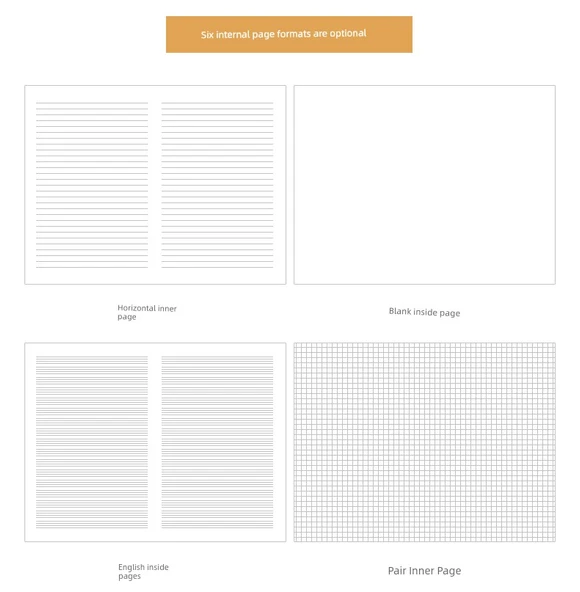 Minimalist Cornell Defter 16K Sığır Derisi Siyah Kart (5 Kafes) - 12