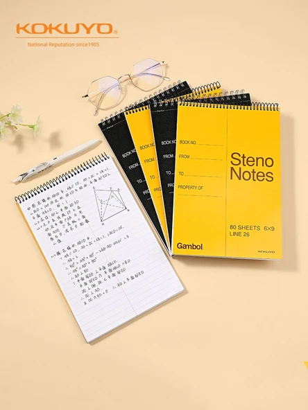 A5 Spiral Defter - [6 Paket] A5 (Toplam 480 Sayfa) - Resim 2
