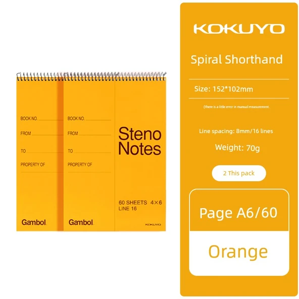 A6 Spiral Defter - [2 Paket] A6 (Toplam 120 Sayfa)
