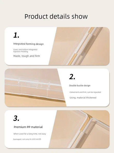 Doğum Belgesi Koruma Kapağı Depolama Kutusu - Kalınlaştırılmış Güçlendirme - 1 Paket - Aşı Kitabı/Kayıt Kutusu (Yapışmaz/Gri Değil) - 4