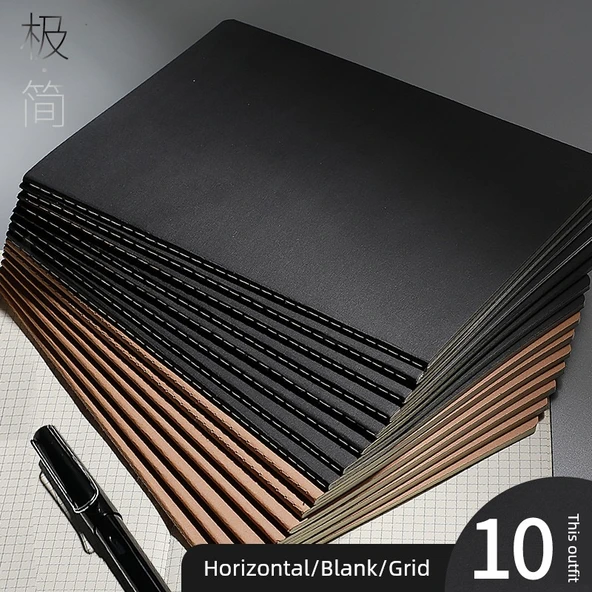 Minimalist Cornell Defter Lotus Kök Renk - 3
