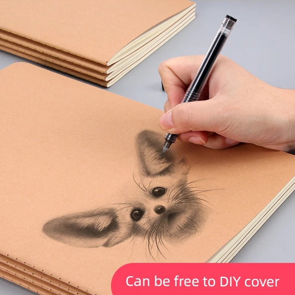 Minimalist Cornell Defter 16K Sığır Derisi Boş (10 Adet) - 4
