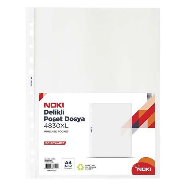 Noki Poşet Dosya XL 100'lü Paket