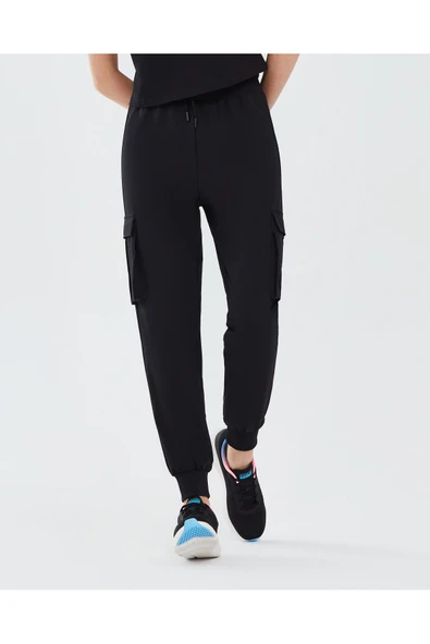 Micro Collection W Jogger Woven Pant Kadın Siyah Eşofman Altı S222169-001