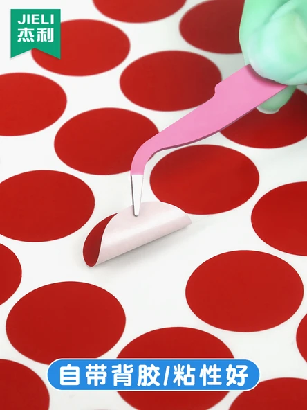 Karışık Renkli Nokta Çıkartmaları 25mm - 480 Adet - Resim 3