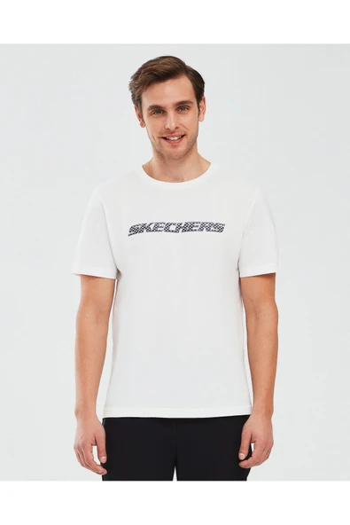 M Graphic Tee Big Logo T-shirt Erkek Beyaz Tshirt S212960-102