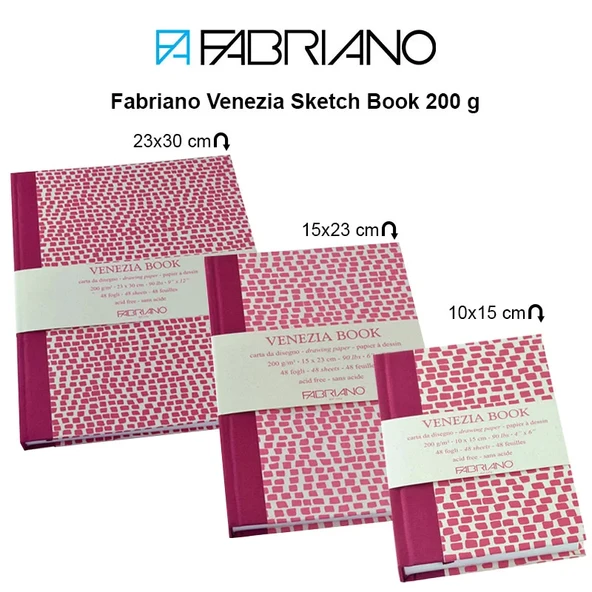 Fabriano Venezia Sketch Book 200g 48 Yaprak ürün görseli